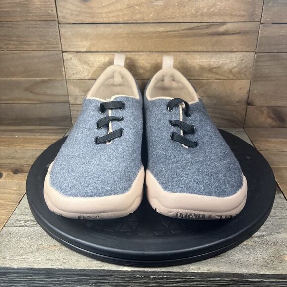 UIN Women's Size 9 Wool Segovia Gray Comfort Slip On Casual Walking Shoes - Picture 2 of 10